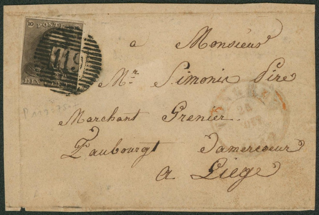 n°1 au filet sur DEVANT obl P119 çàd Tongres > Faubourg d'amercoeur (Liège)