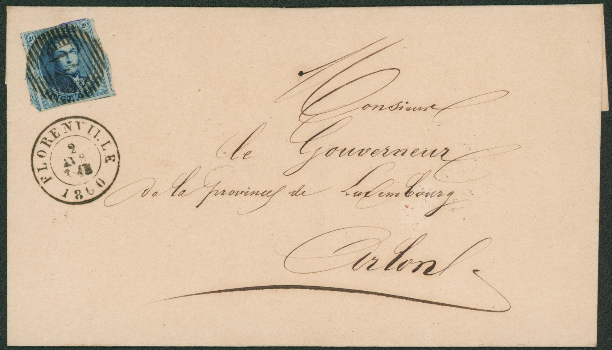 n°11A court coin supérieur droit + 3 voisins sur LSC obl P41 çàd Florenville > Arlon