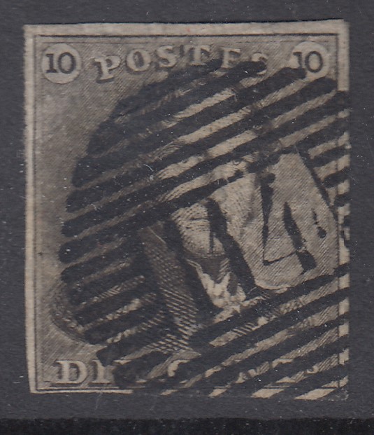 1 margé, oblitération P114 de Termonde.