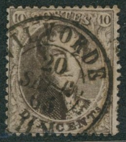 n°14 obl double cercle "Vilvorde". Superbe !"