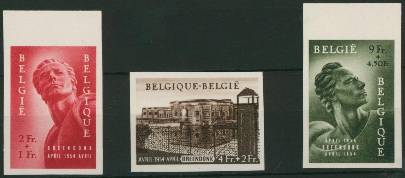 Breendonk - n°943/45 non dentelé