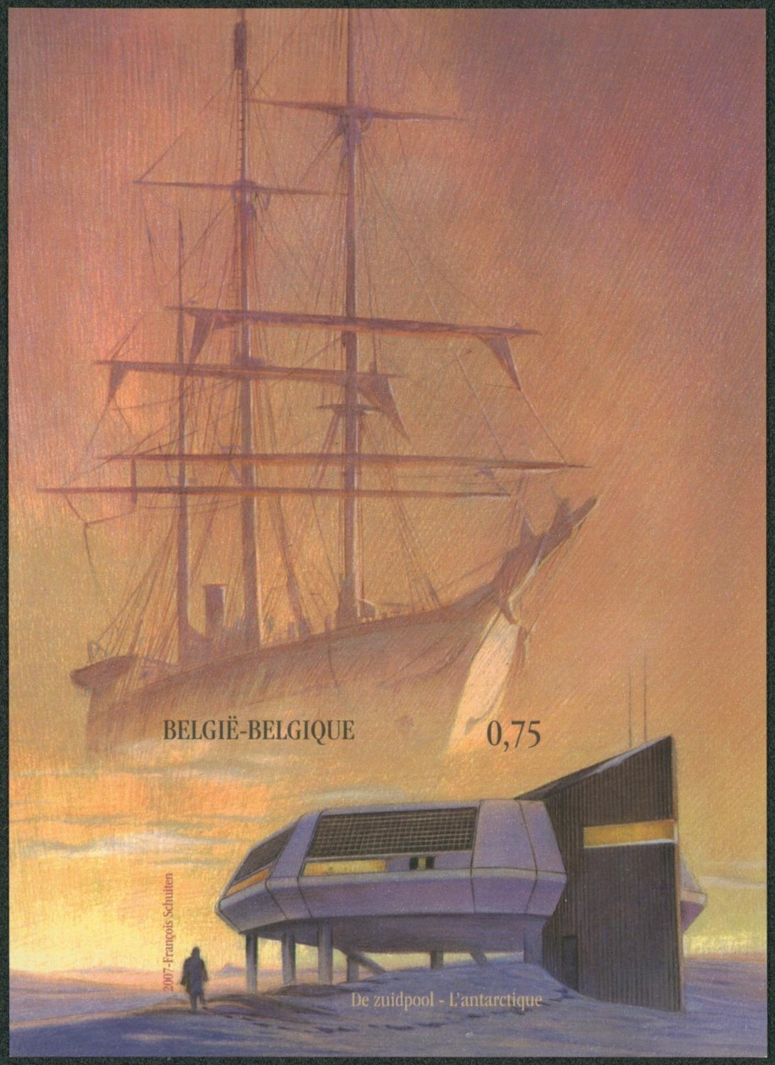 Non dentelé (Année 2007) - BL144 Antarctique