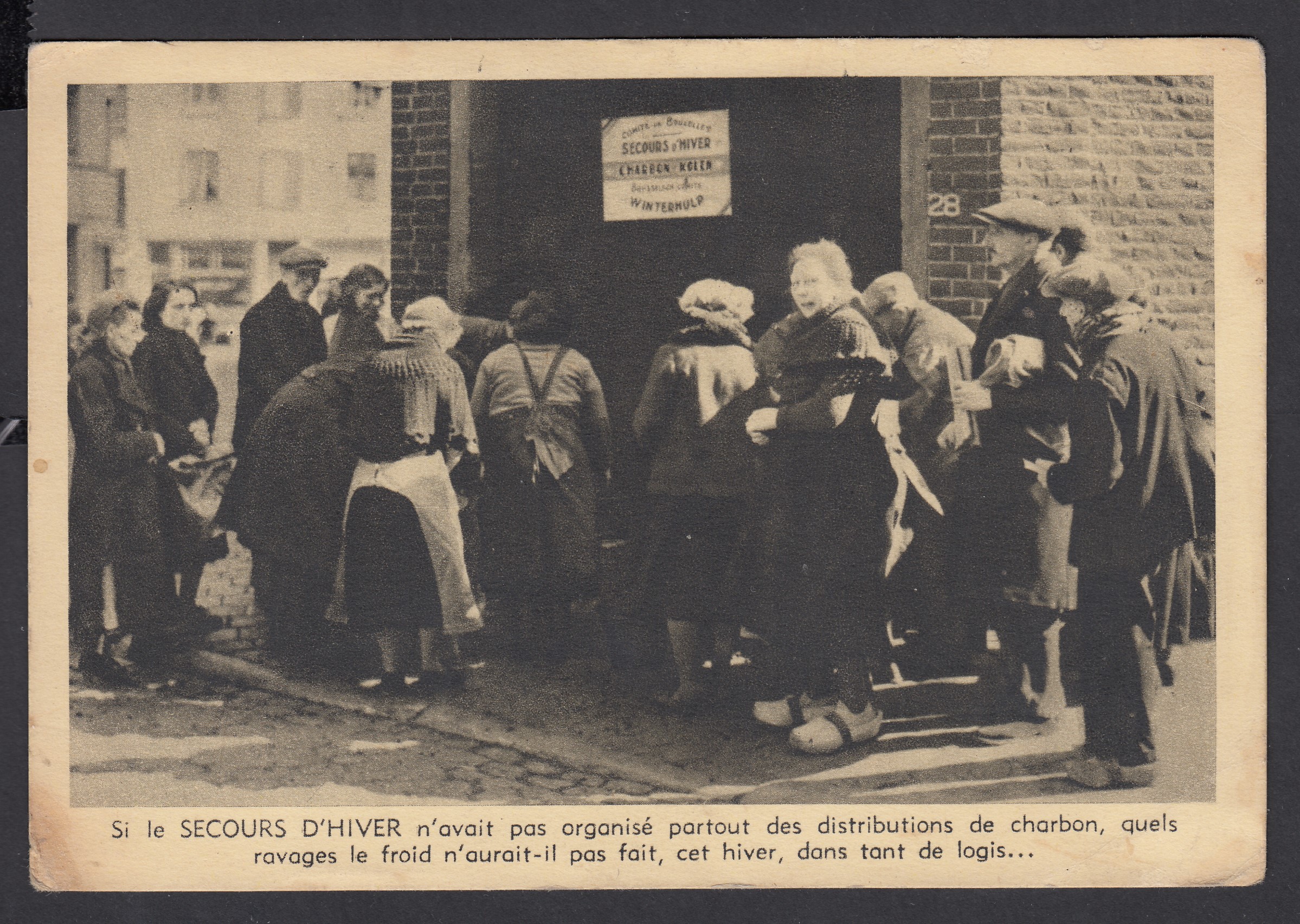 Cp neuve « SECOURS D'HIVER ».