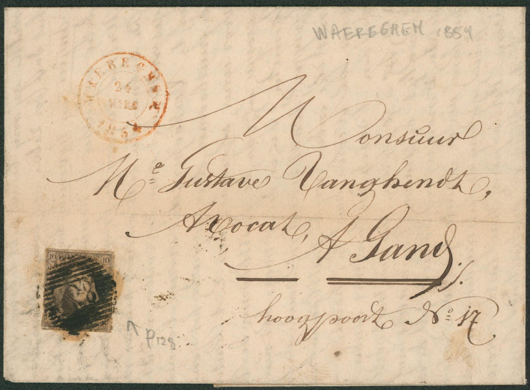 n°6 au filet sur LAC obl P128 çàd Waereghem > Gand 