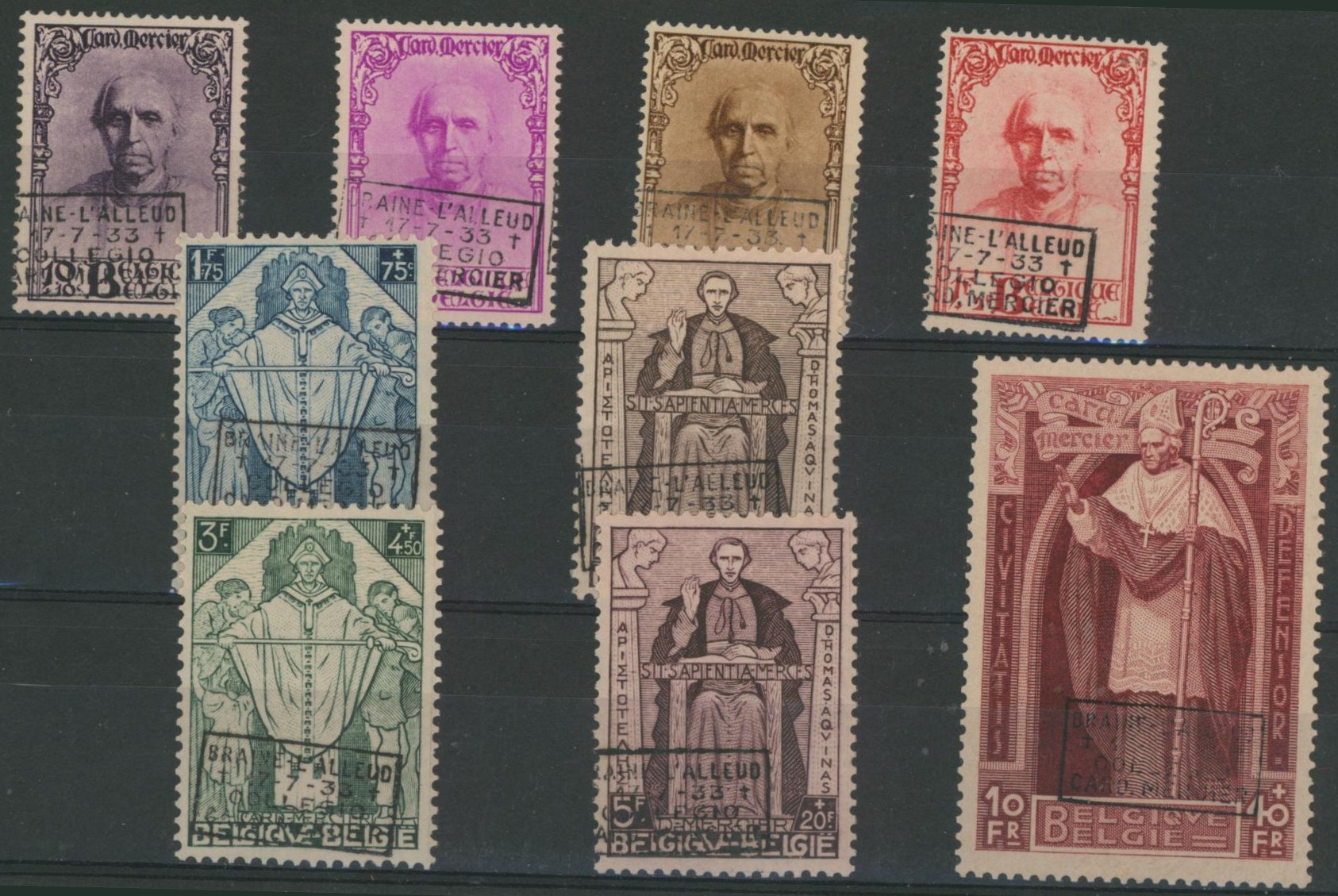 Braine-l'alleud (Collegio) - n°374A/K** neuf sans charnières (MNH)