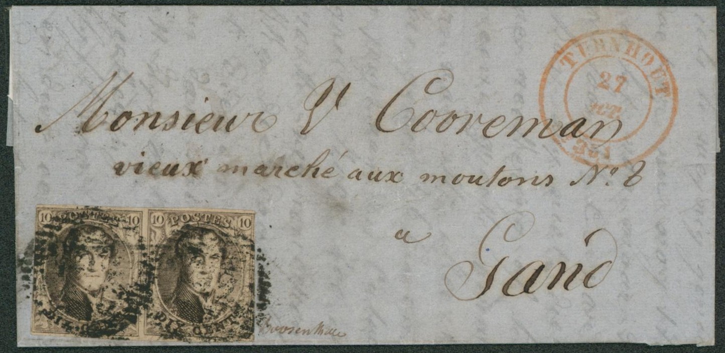 n°6 en paire au filet sur LAC obl P122 çàd Turnhout > Gand