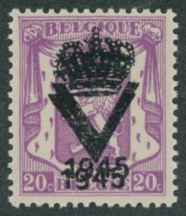 émission privée - PR65** + surcharge double. Rare !