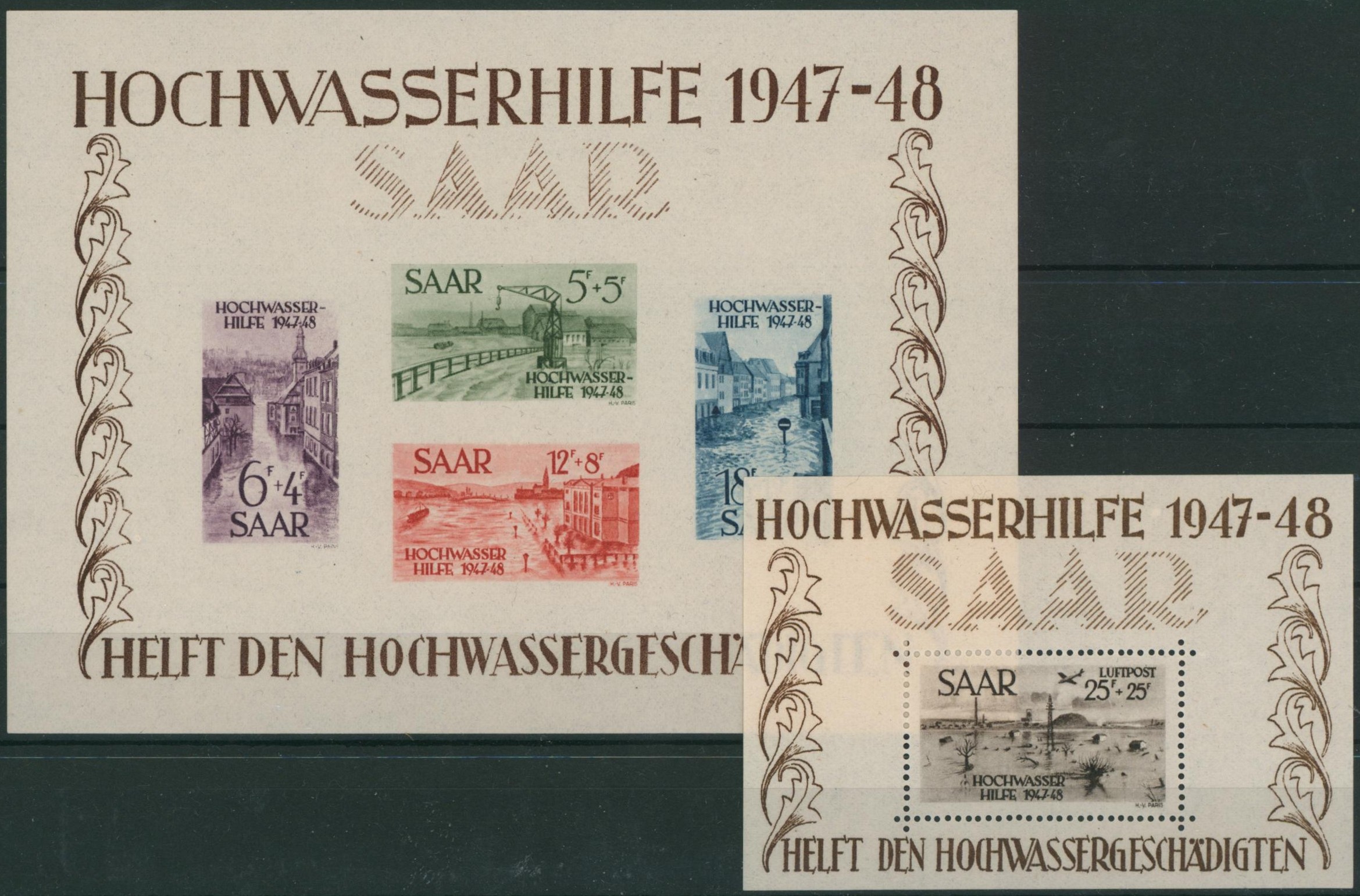 Saar - BF1 et 2** neuf sans charnières (MNH).