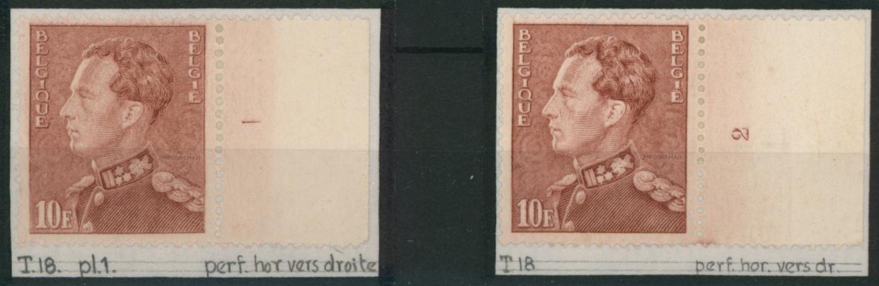 n°434A* x2 çàd numéro de planche 1 et 2 (Tirage 18). TB