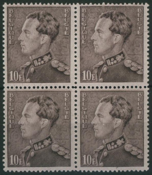 n°434B en bloc de 4** neuf sans charnières (MNH). Cote 840e