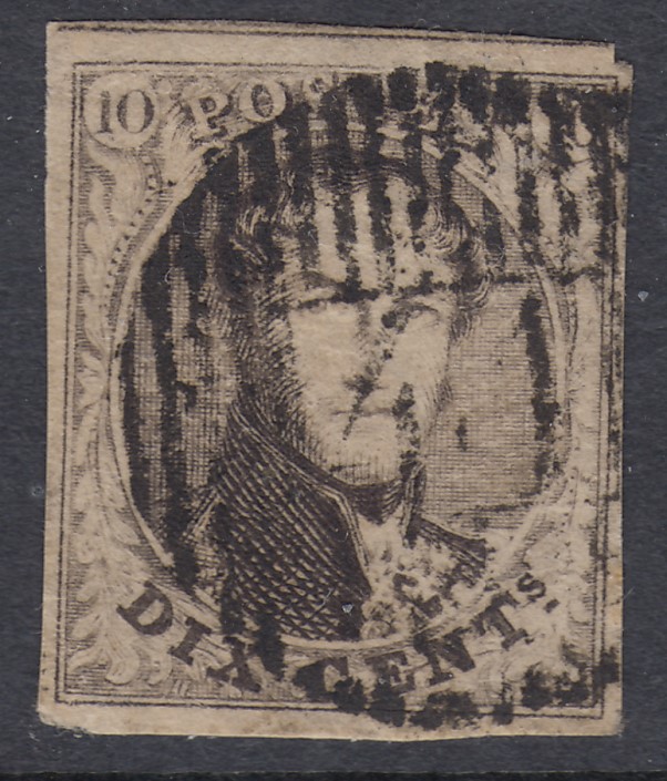 6 margé, oblitération de distribution D41 de Ghistelle.