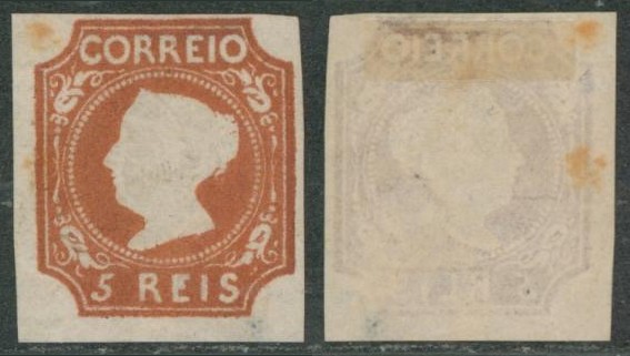 Portugal - Yv n°1 (*) neuf sans gomme, Mundifil 1 + Certificat J. Miranda da mota