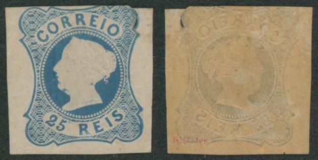 Portugal - Yv n°2* (gomme d'origine, MH) Mundifil 2c + certificat J. Miranda da mota