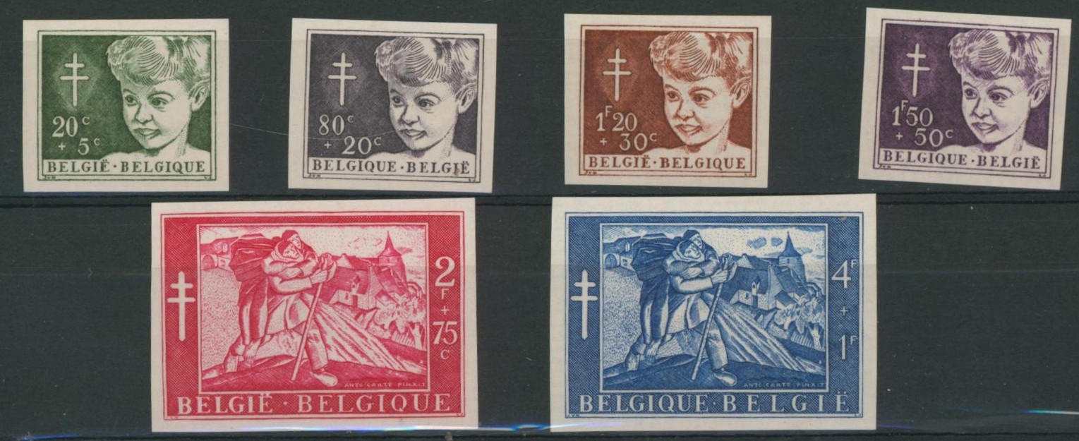Antituberculeux - n°955/60 non dentelé
