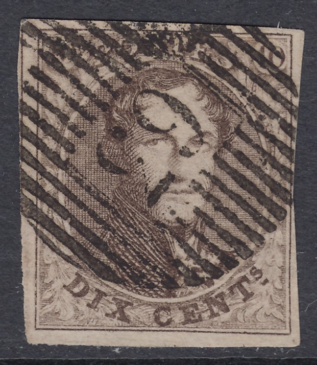 10A margé, oblitération de distribution D63 de Willebroeck.
