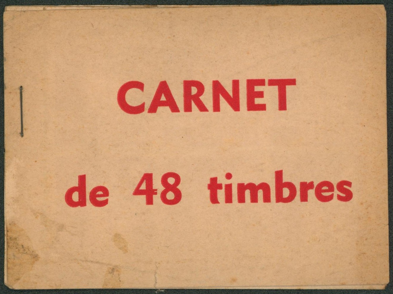 Erinnophilie - carnet de vignettes Carnet de 48 vignettes "n'achetez pas le dimanche"