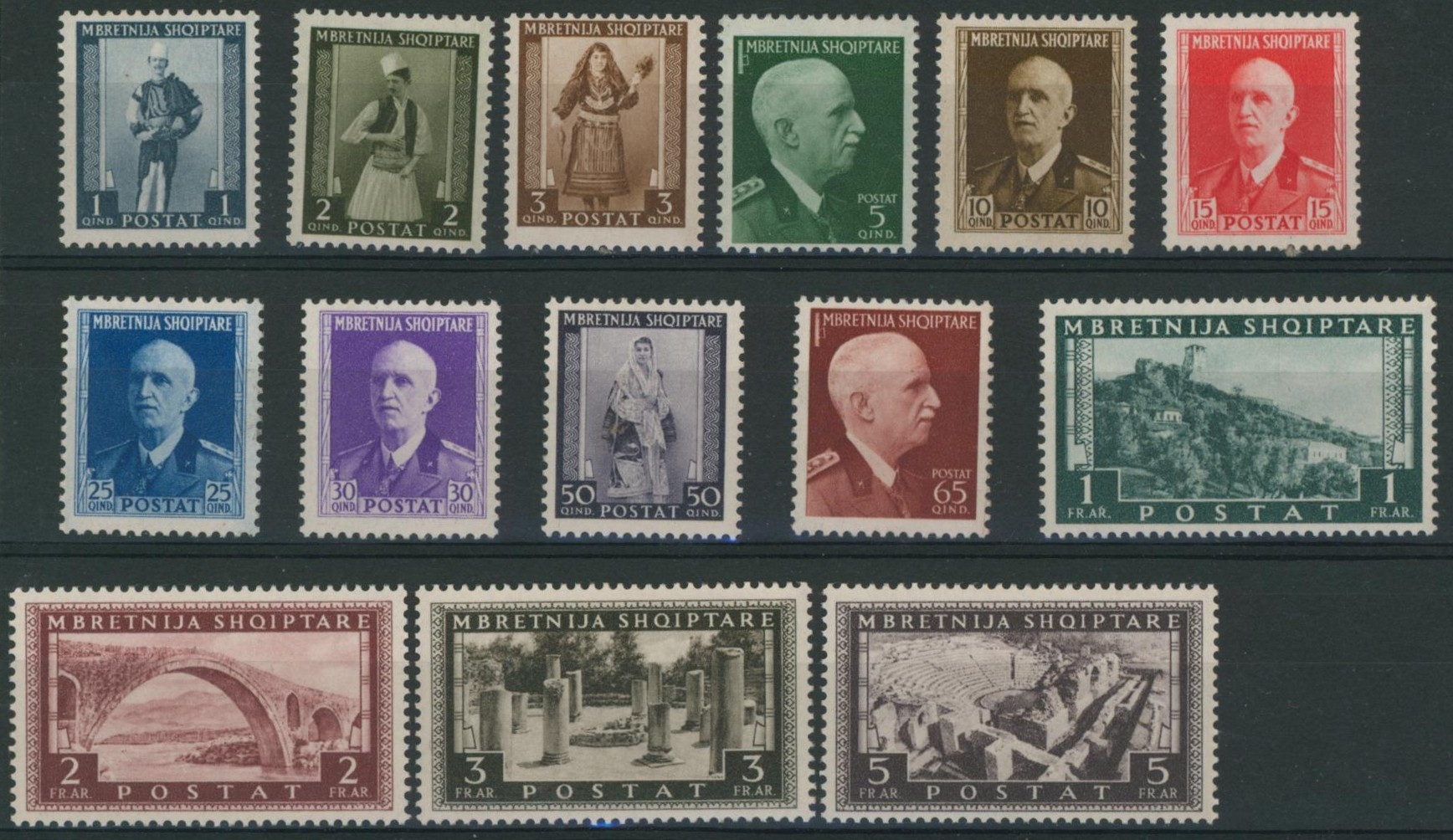 Albanie - Yv n°260/70** neuf sans charnières (MNH)