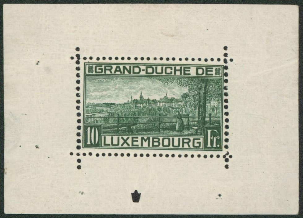 Luxembourg - BF1A* neuf charniéré (MH)