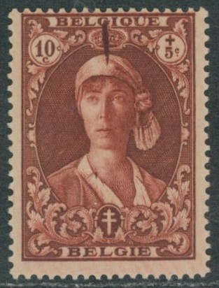 n°326** neuf sans charnières (MNH) + curiosité : surrencrage au dessus du crane.