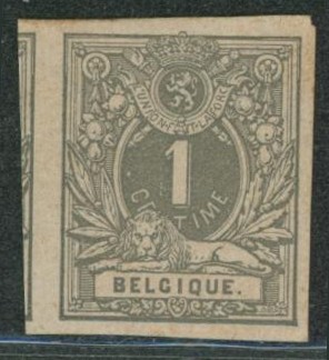 n°43 non dentelé + fine charnière et voisin.