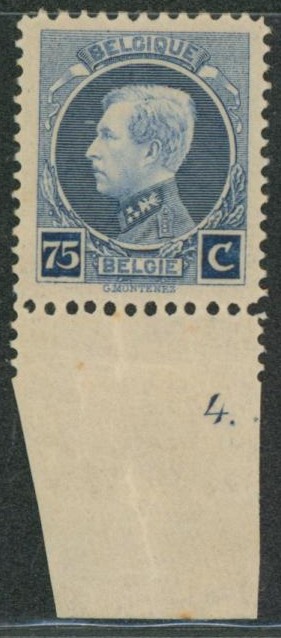 n°27B** neuf sans charnières (MNH) + curiosité : halo blanc devant "2"
