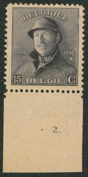 n°169A** neuf sans charnières + numéro de planche "2"